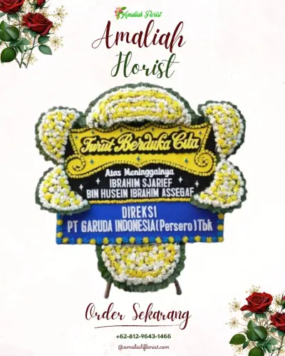 Papan Bunga Duka di Nyamok